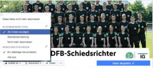 Read more about the article Geänderter Facebook-Algorithmus: IG Schiedsrichter weiter verfolgen – so geht’s
