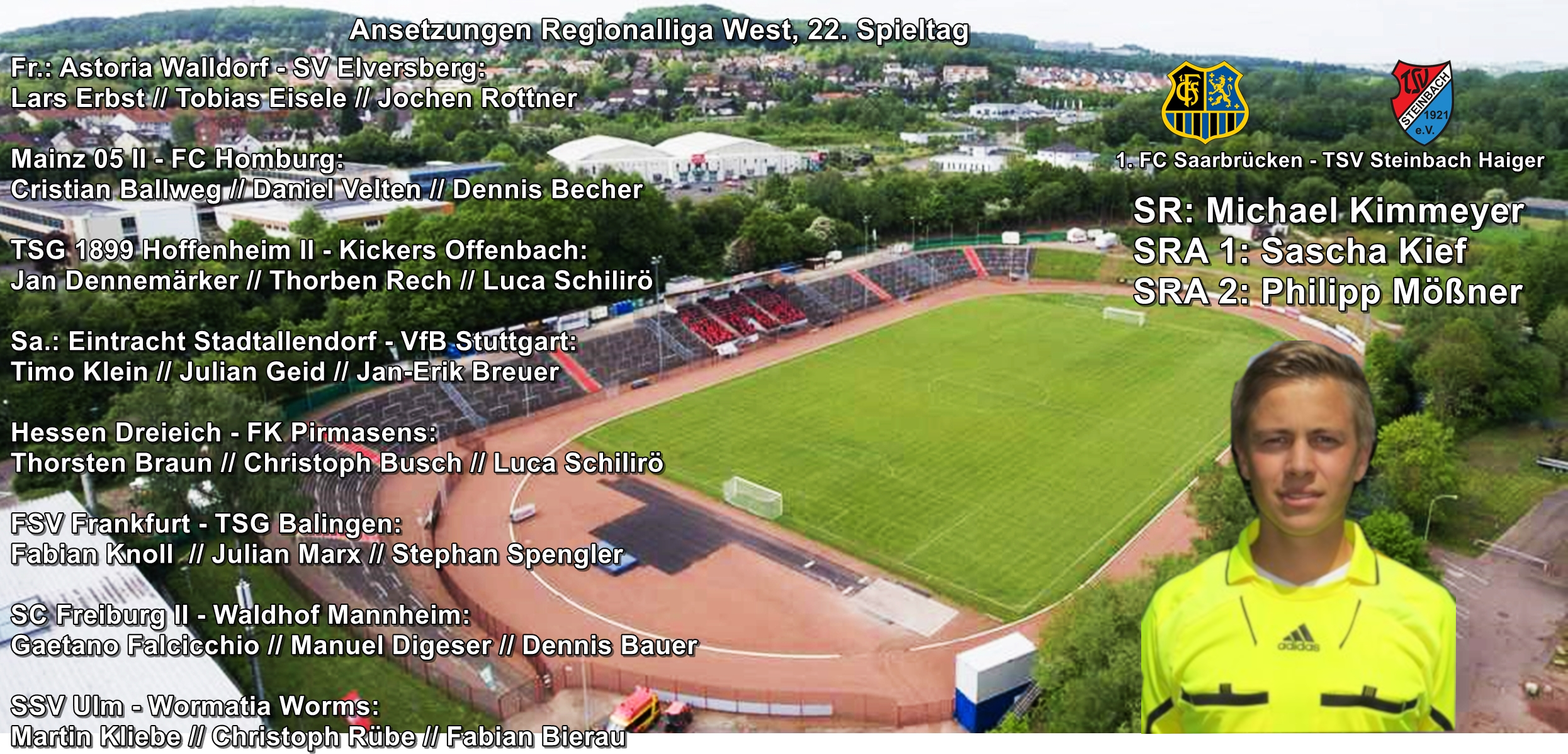 You are currently viewing Schiedsrichter-Ansetzungen Regionalliga Südwest