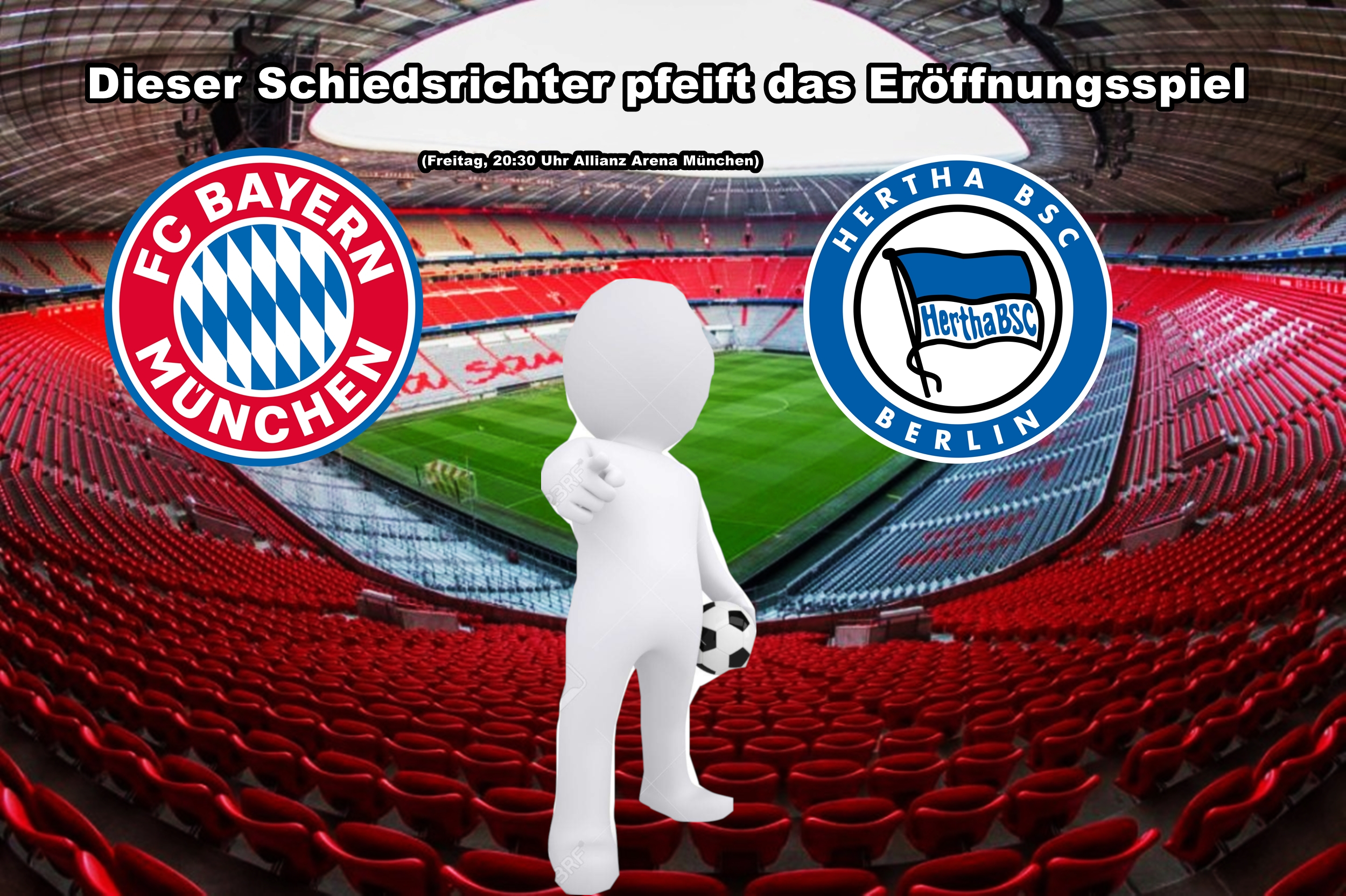 You are currently viewing Bayern vs. Hertha: Dieser Schiedsrichter soll das Eröffnungsspiel pfeifen