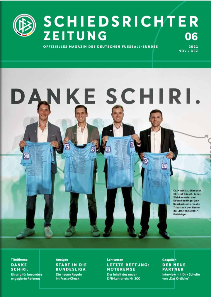 You are currently viewing Schiedsrichter-Zeitung 6/2021 ist online