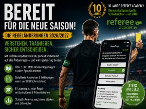 Mehr über den Artikel erfahren Vorstellung Regelfragen-App „Referee Acadamy“