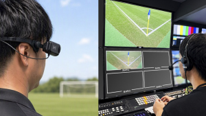 Mehr über den Artikel erfahren Japan testet Referee Cam: Nur 29,5 Gramm schwere Kamera liefert Bilder aus Sicht des Schiedsrichters